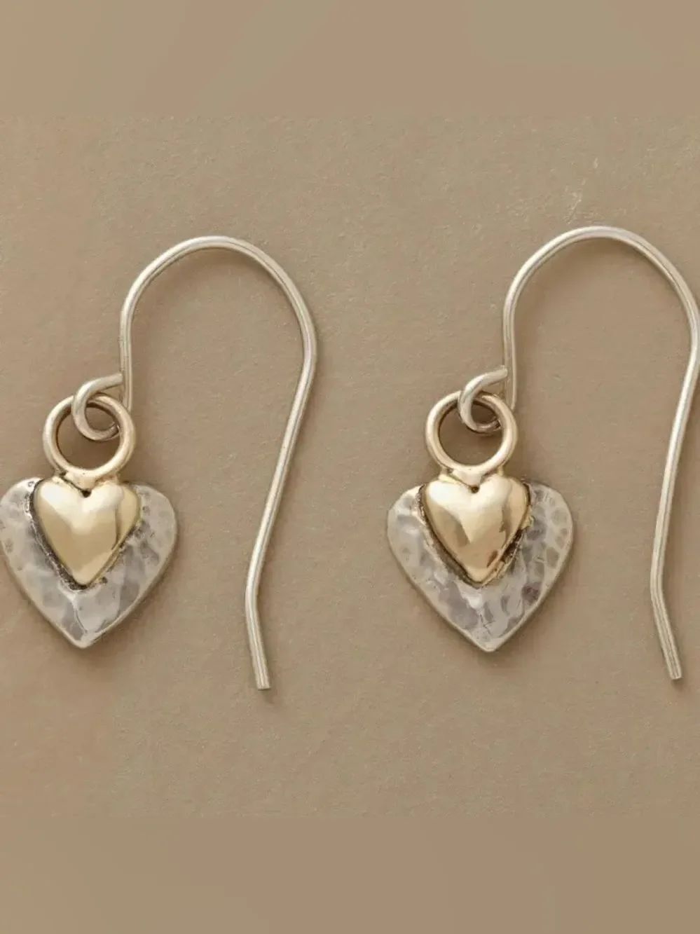Heart Drop Earrings N2149